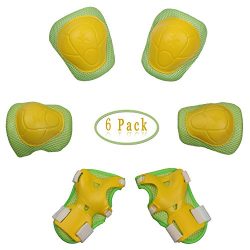 Dostar Kid’s Adjustable Safety Protective Gear Set – Children Knee Pads Elbow Roller ...