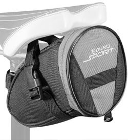 Aduro Bike Bag Bike Seat Pack, Strap-On Saddle Bag Under Seat for Cycling all Bikes, Water Resis ...