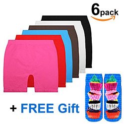 Basico Girls Dance, Bike Shorts 6, 12 Value Packs – for sports, play or under skirts (Litt ...