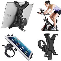 Tablet Holder for Spinning Bike,Universal iPad Mount for Indoor Gym Equipment Treadmill Exercise ...