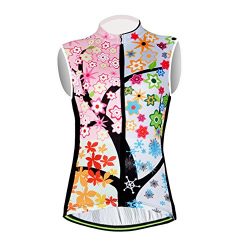 Aogda Cycling Vests Jerseys Women Bike Shirts Sleeveless Clothing Ladies Biking Shorts Bicycle T ...