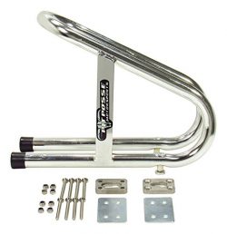 Pit Posse Chrome Motorcycle Removable Wheel Chock – 5 Year Warranty (3 1/2″ Wide)