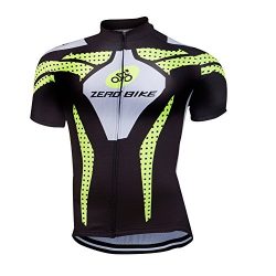 ZEROBIKE Men’s Cycling Short Sleeve Jersey Comfortable Breathable Shirts Sportswear Clothi ...