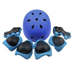 Kid’s Protective Gear Set,Child Helmet Knee Pads Elbow Pads Wrist Guards for Skateboard /S ...