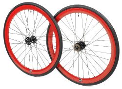 Retrospec Bicycles Mantra Fixed-Gear/Single-Speed Wheelset with 700 x 25C Kenda Kwest Tires and  ...