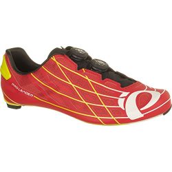 Pearl iZUMi Pro Leader III Cycling Shoe, True Red/Lime Punch, 43.5 EU/9.6 D US