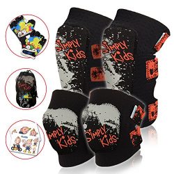 Innovative Soft Kids Knee and Elbow Pads Plus BONUS Bike Gloves | Toddler Protective Gear Set |  ...