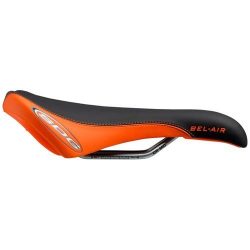 SDG Components Bel-Air 2.0 Ti-Alloy Saddle Black/Orange, 140mm