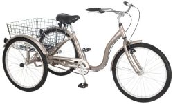 Schwinn Meridian Full Size Adult Tricycle 26 wheel size Bike Trike, grey gray