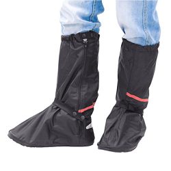 Shoe Covers,Women Men Non-slip Waterproof Zipper Rain Snow Shoes Boots Covers Reusable for Outdo ...