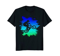 Mens BMX Bike T-Shirt For Riders Small Black