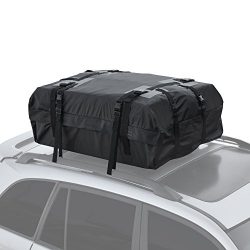 Motor Trend RC-200 Haul Waterproof Roof Top Cargo Bag for Suv Van Car Auto (Soft Rooftop Carrier ...