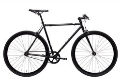 State Bicycle Wulf Fixie Single Speed/Fixed Gear Bike, Matte Black, 58cm/Large