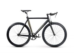 Raleigh Bikes Teaba Fixed Gear/Single Speed City Bike, 60cm/X-Large, Black