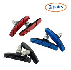 TFWADMX Mountain Bike Brake Pads V-Brake Pads set 70 mm Durable Rubber No Noise No Skid fixed ge ...