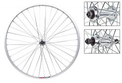 Wheel Master Front And Rear Bicycle Wheel Set 26 x 1.5 36H, AlloyFW , Quick Release, Silver