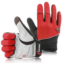 Zookki Work Gloves,Full finger-Red,XXL(9.4inches-10.2inches)