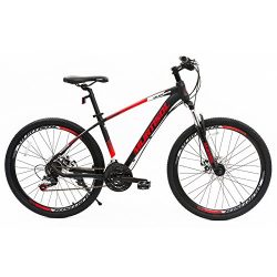 Uenjoy Murtisol 26’’ 21 Speed Mountain Bike with Aluminum Frame Commuter Bike Hybrid Bicycle Fix ...