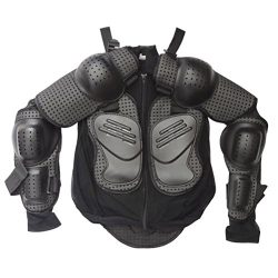 Kids Protective Gear Black Jackets Full Body Armor Guard for Dirt Bike Racing (L