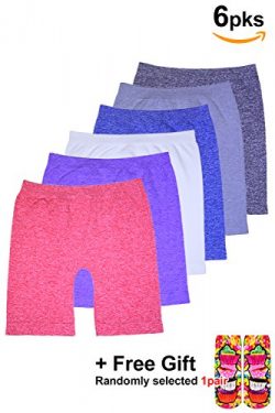 BASICO Girls Dance, Bike Shorts 6, 12 Value Packs – for Sports, Play Under Skirts (Little  ...