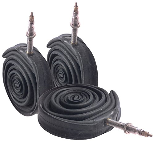 VeloChampion 3 x Butyl Road Bike Inner Tubes – 700×18/25C Presta 60mm Valve Length