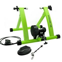 DYNAMIC SE Indoor Bike Trainer Indoor Eexercise Bicycle Magnetic Trainer Stand 6 Levels Magnetic ...