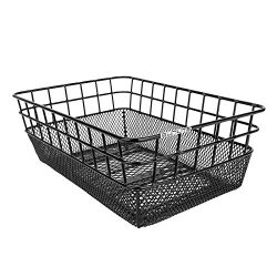 Sunlite Rack Top Wire/Mesh Basket, 10.25 x 15 x 5″, Black