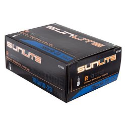 Sunlite Bicycle Tube, 700 x 18-23 (27 x 1) 60mm PRESTA Valve