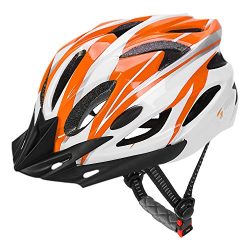 JBM Adult Cycling Bike Helmet Specialized for Men Women Safety Protection CPSC Certified (18 Col ...