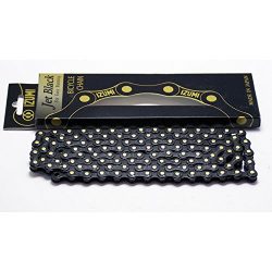 IZUMI BICYCLE CHAIN 1/2X1/8 JET-BLACK/BLACK