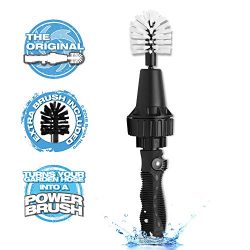 Brush Hero- Wheel Brush, Premium Water-Powered Turbine for Rims, Engines, Bikes, Equipment, Furn ...