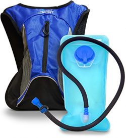 Aduro Sport 1.5L Hydration Backpack Hydro-Pro, BPA Free Water Bladder. Unisex, Water Resistant,  ...