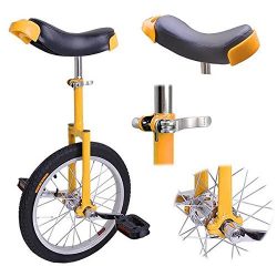 16 inch Wheel Professional Unicycle Cycling Sport Training Balance with Skidproof Mountain Tire  ...