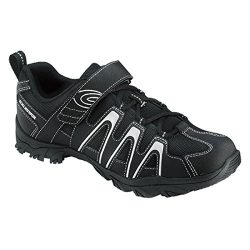 Exustar SM842 Mountain Bike Cycling Shoe, Black, Size 44