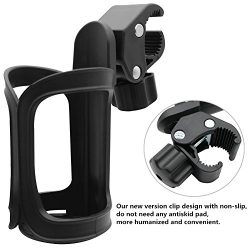 Stroller Drink Holder Normei Universal Stroller Cup Holder 360°Adjustable For Stroller Wheelchai ...