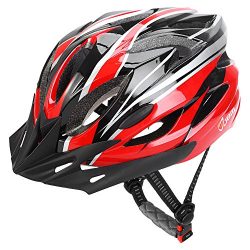 JBM Adult Cycling Bike Helmet Specialized for Men Women Safety Protection CPSC Certified (18 Col ...