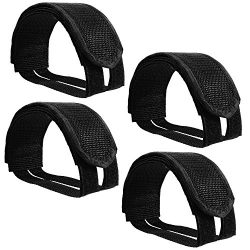 baotongle 2 Pairs Bicycle Feet Strap Pedal Straps for Fixed Gear Bike, Black