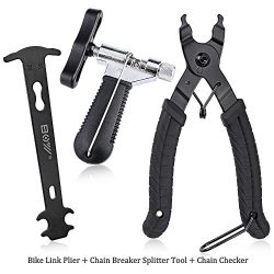 Oumers Bike Link Plier+Chain Breaker Splitter Tool+Chain Checker, Chain Missing Link Opener Clos ...