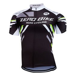 ZEROBIKE Men’s Short Sleeve Cycling Jersey Jacket Cycling Shirt Quick Dry Breathable Mount ...