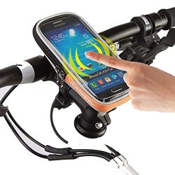 ROSWHEEL 4.8″ 5.5″ Touch Screen Smart Mobile Cell Phone Holder Bicycle Bag Front Fra ...