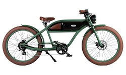 GREASER RETRO STYLE Electric BIKE – 26″ Wheels, Bafang 350W Brushless Electric Motor ...