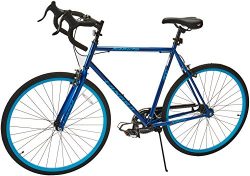 Takara Kabuto Single Speed Road Bike, Blue, Large/58cm