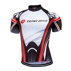 ZEROBIKE Men’s Cycling Short Sleeve Jersey Comfortable Breathable Shirts Sportswear Clothi ...