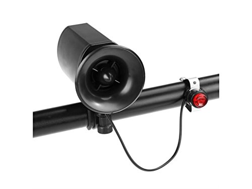 Gelaiken 6-sound Vintage Bike Bell Super-Loud Electronic Siren Horn Ring Alarm Speaker Cycling H ...