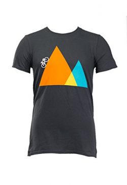 Noble Mountain Bike Climb Logo Shirt by Cycling – Bicycle T-Shirt for Men (LG)