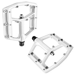 VP Components VP HARRIER VP-DH2 Premiun Flat BMX or Moutain Bike Pedals White