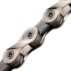 KMC KMC023 X 9.93 Bicycle Chain (9-Speed, 1/2 x 11/128-Inch, 116L, Silver/Black)