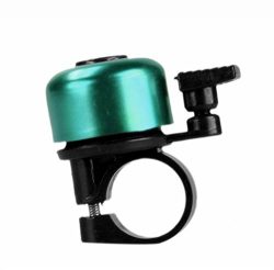 Mini Bicycle Bell Green Bike Handlebar Ring Bell Adjustable Safety Warning Loud Horn Cycling Acc ...