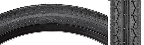 Sunlite Street Tires, 20 x1.75″, Black/Black