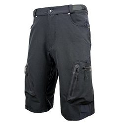 Cycorld Mens Mountain Bike Biking Shorts, Water Repellent MTB Shorts, Loose Fit Cycling Baggy Pa ...